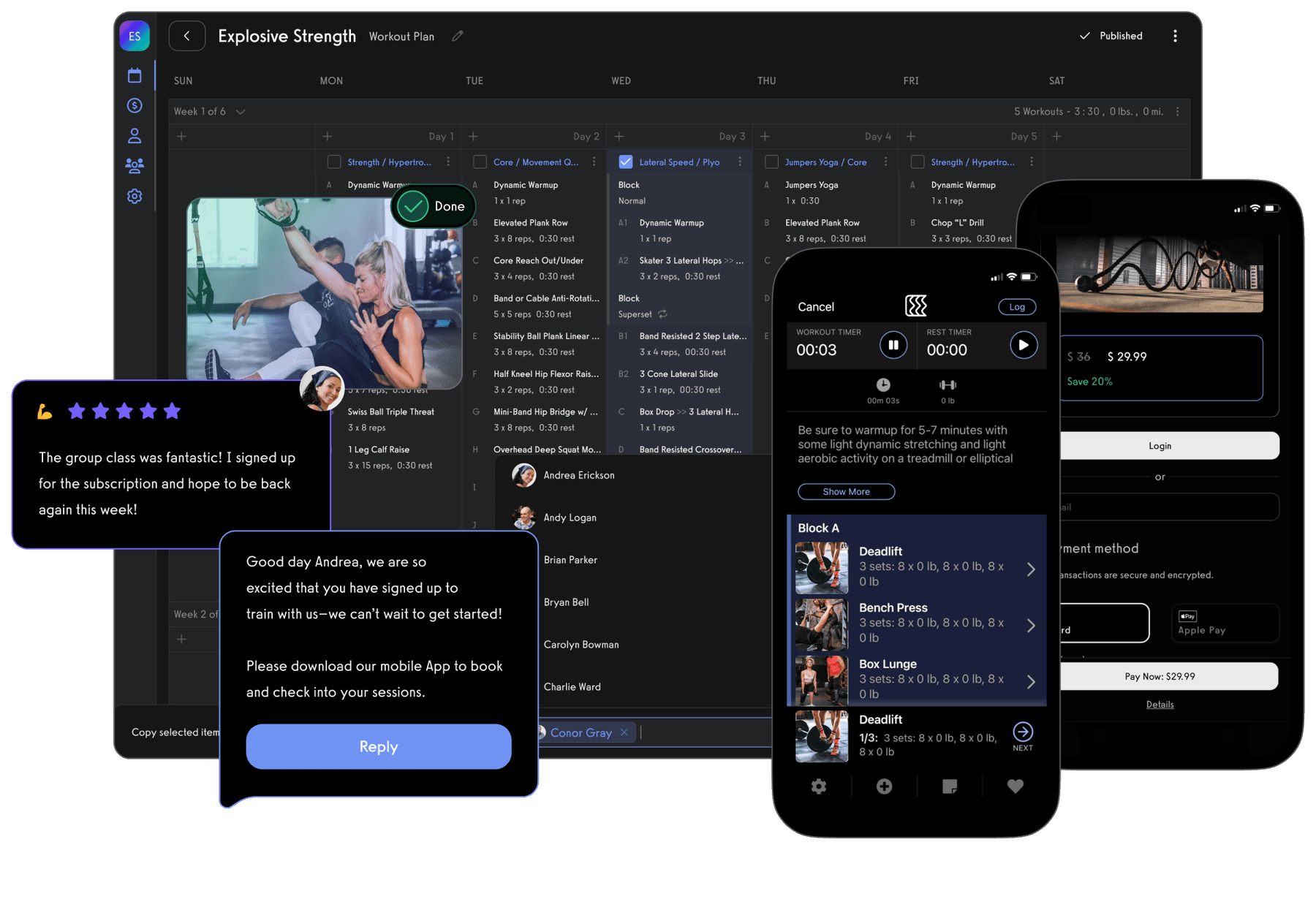 The #1 Software for Fitness Businesses